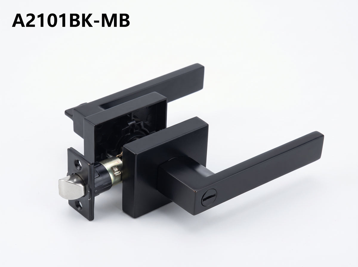 A2101ET-MB/A8808ET-MB Black lock hevyduty tubular leverset entrance lock with key $17.99/PC 10PCs+ $16.99/PC phase 3 - Home Idol Vancouver Richmond Surrey