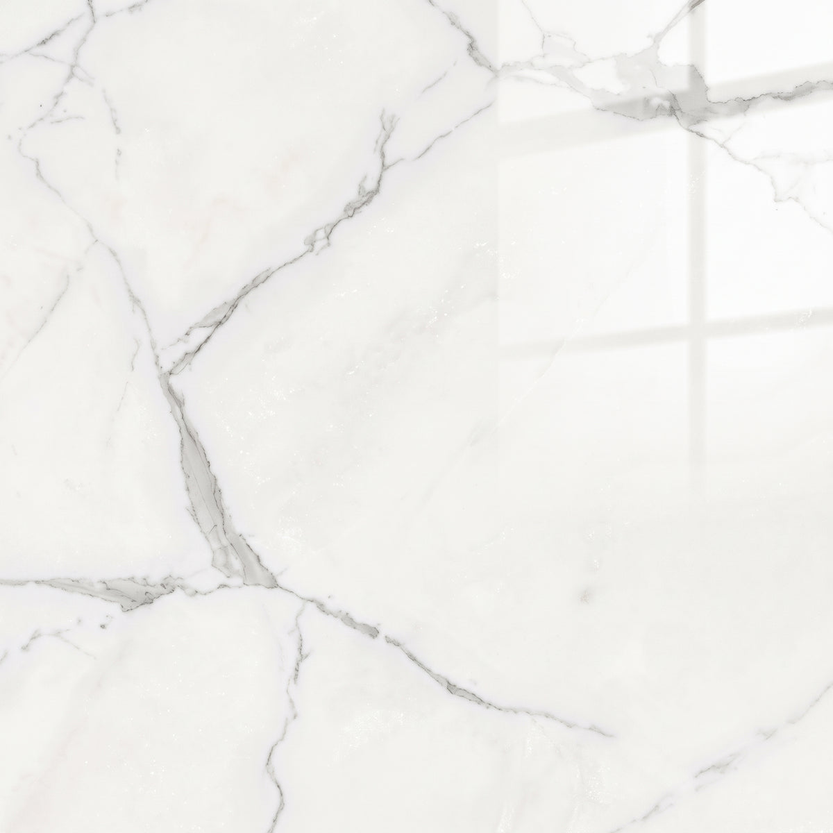 5D Z876965 24"x24" Polished Procelain Tile Carrara 4pcs/16sf/box $1.39/SF 3000SF+ $1.29/SF (No Return No Exchange No Claim on Broken)