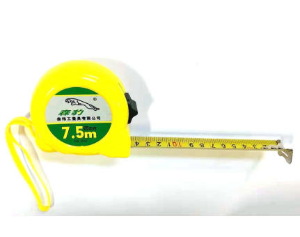 SB-099 EXTENDABLE MEASURING TAPE WITH LOCKING (MAX 295 INCHES=7.5M) YELLOW $4.99 10PCS+ $4.49/PC