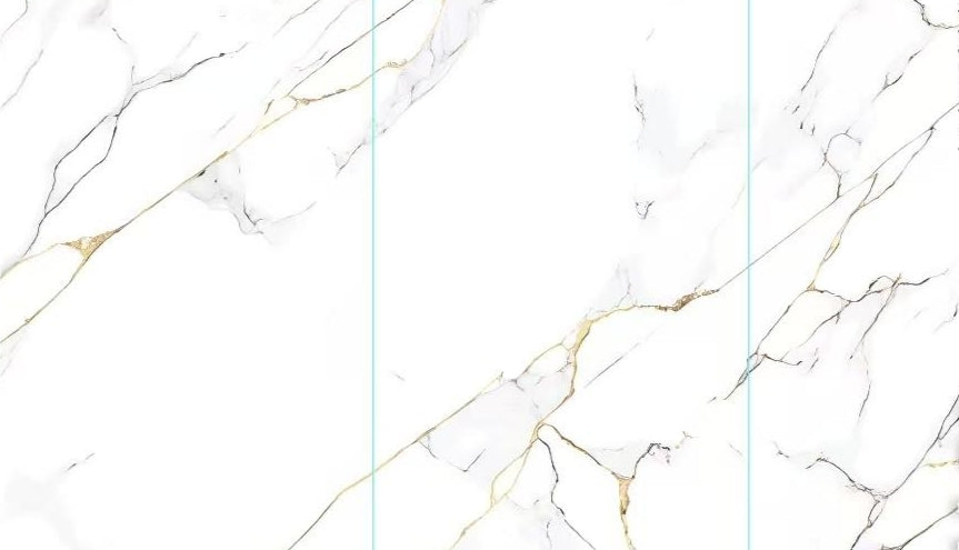 *Dealer Only* SCG12017 24"x48" Polished Porcelain Tile Cala Gold 3pcs/24SF/box $1.49/SF 2000SF+ $1.39/SF (No Return No Exchange No Claim on Broken)