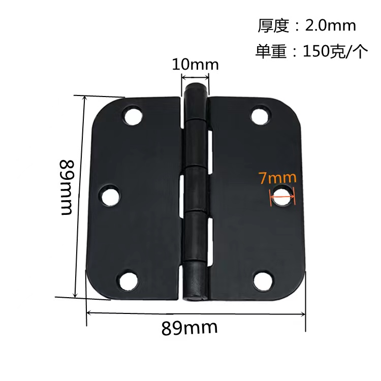 3.5" interior door hinge Black mix and match  $1.99/PC 100PCS+ $1.49/PC B2