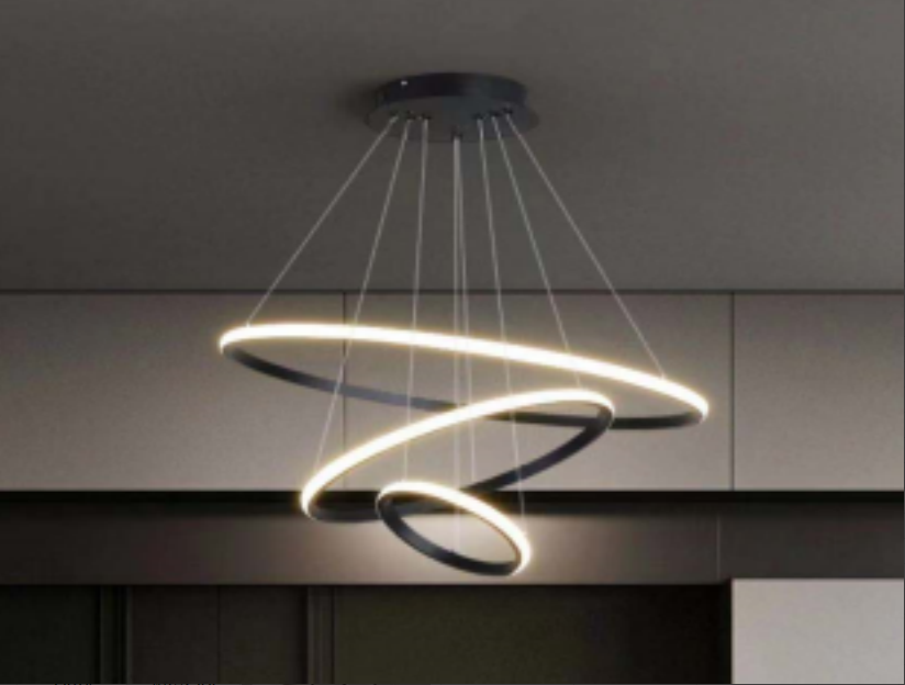 Led Golden Ceiling Light 4+6+8+10 1.5m height $199