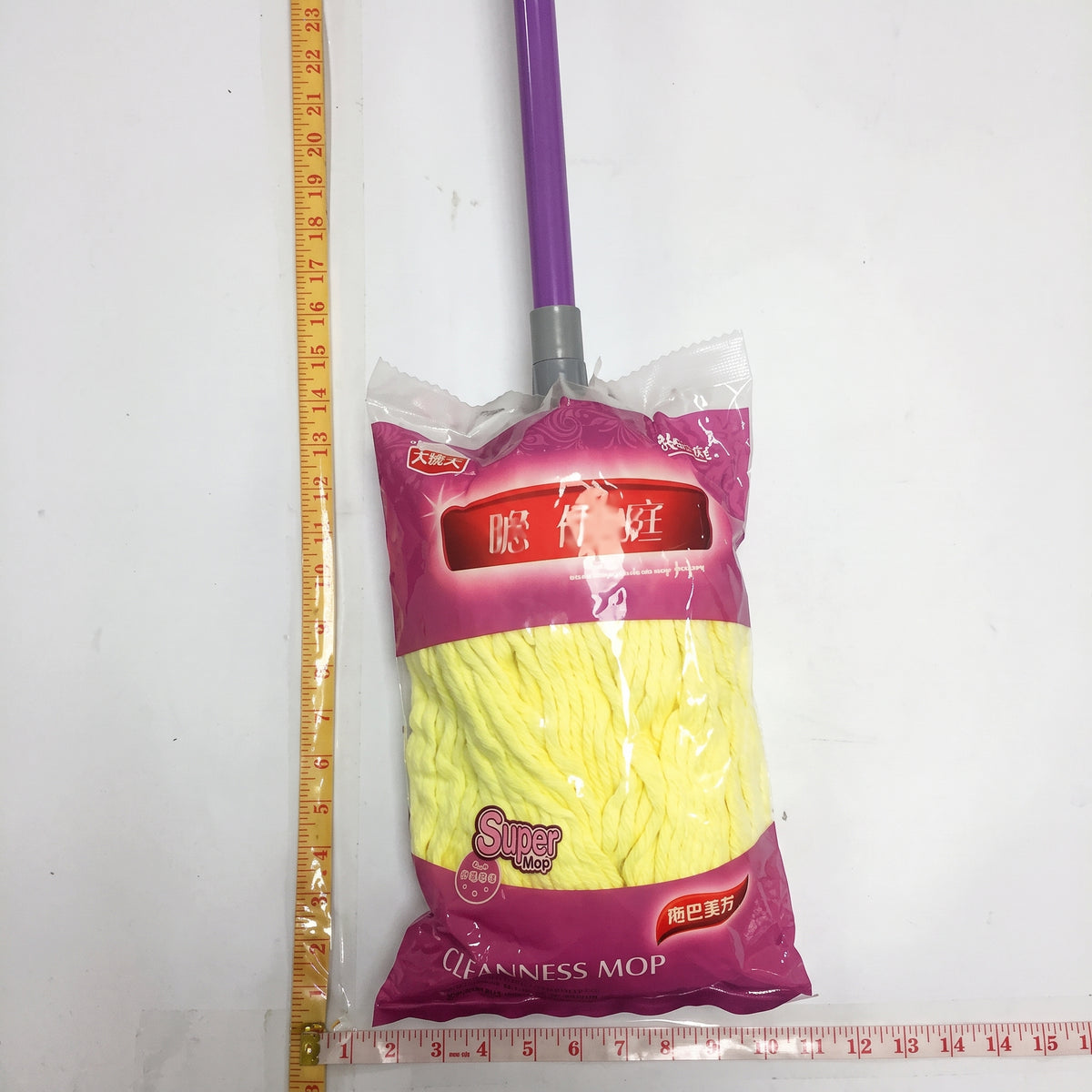 PURPLE SUPER CLEAN THICK CLOTH STRIPS CLEANNESS MOP WITH HANDLE (ANY SIZE) $6 - Home Idol Vancouver Richmond Surrey