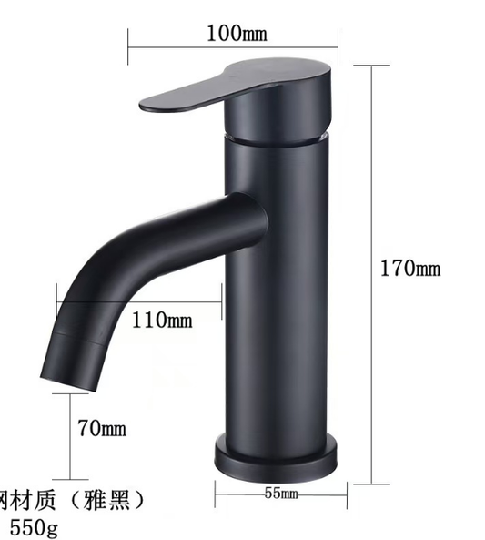 Heavy Duty B8-BLACK black bathroom faucet basin faucet $39/PC 10PCs+ $34.99/PC A8.5