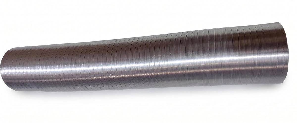 5" Aluminum Hard Flexible Pipe for rangehood Venting Pipe Exhaust fan chrome 5"/12cm x 1m-3m 4'x12' $12.99/pc (Was $19.99) (work for Bathroom Fan, Dryer and Rangehood)