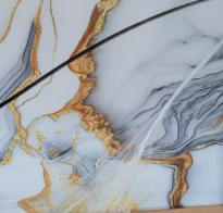 5D YMP66004 24"X24" POLISHED GOLD WHITE CARRARA TILE 4PCS/BOX 16SF/BOX $1.29/SF 1000SF+ $1.19/SF (No Return No Exchange No Claim on Broken)