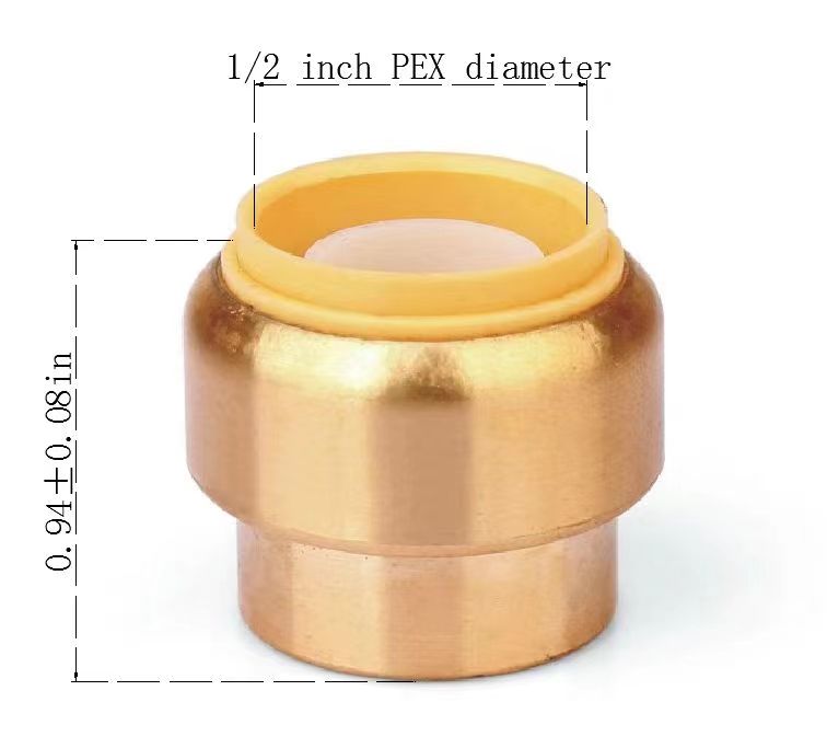 61701Q pex bite A+ endstop 1/2" 10pcs/bag $3.99/pc 10pcs+ $2.99/pc