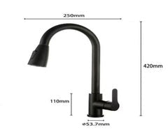 **Light Duty K4-MB SUS 304 BLACK kitchen faucet $29/PC A8.5