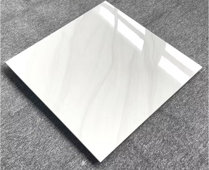 5D 6301 24"X24" POLISHED WHITE CARRARA TILE 4PCS/BOX 16SF/BOX $1.49/SF 1000SF+ $1.39/SF (No Return No Exchange No Claim on Broken)
