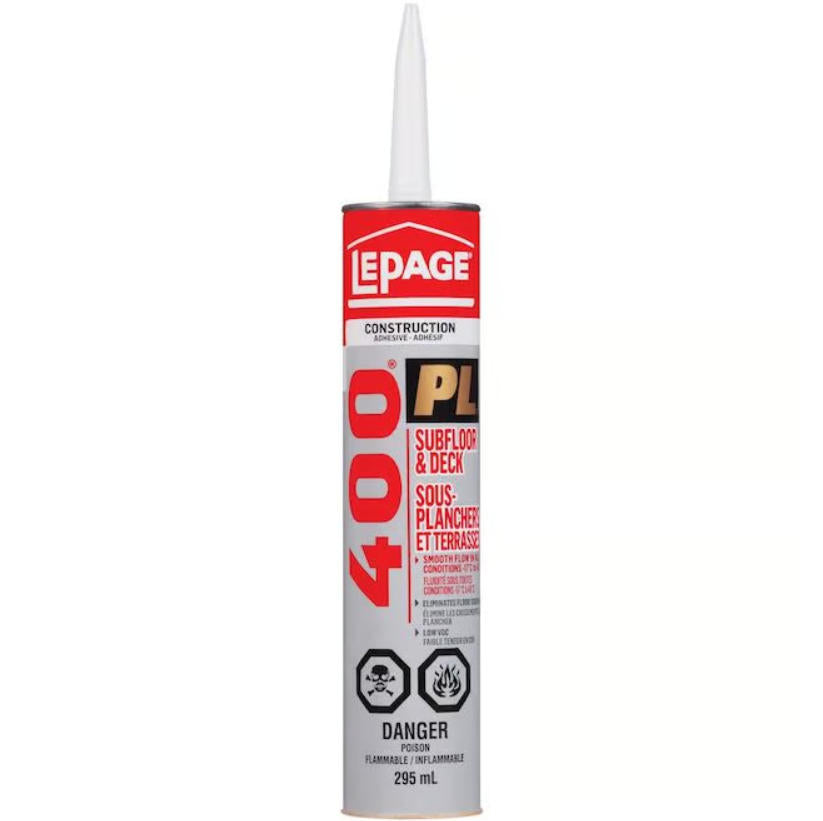PL400 CONSTRUCTION GLUE SMALL 295ML $7.99/PC 12PCS+ $6.99/PC # (1680pc/skid)