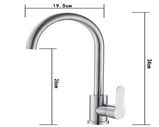 Heavy Duty KK1-CH SUS 304 stainelss steel kitchen faucet $49/PC 10PCs+ $44.99/PC A8.5