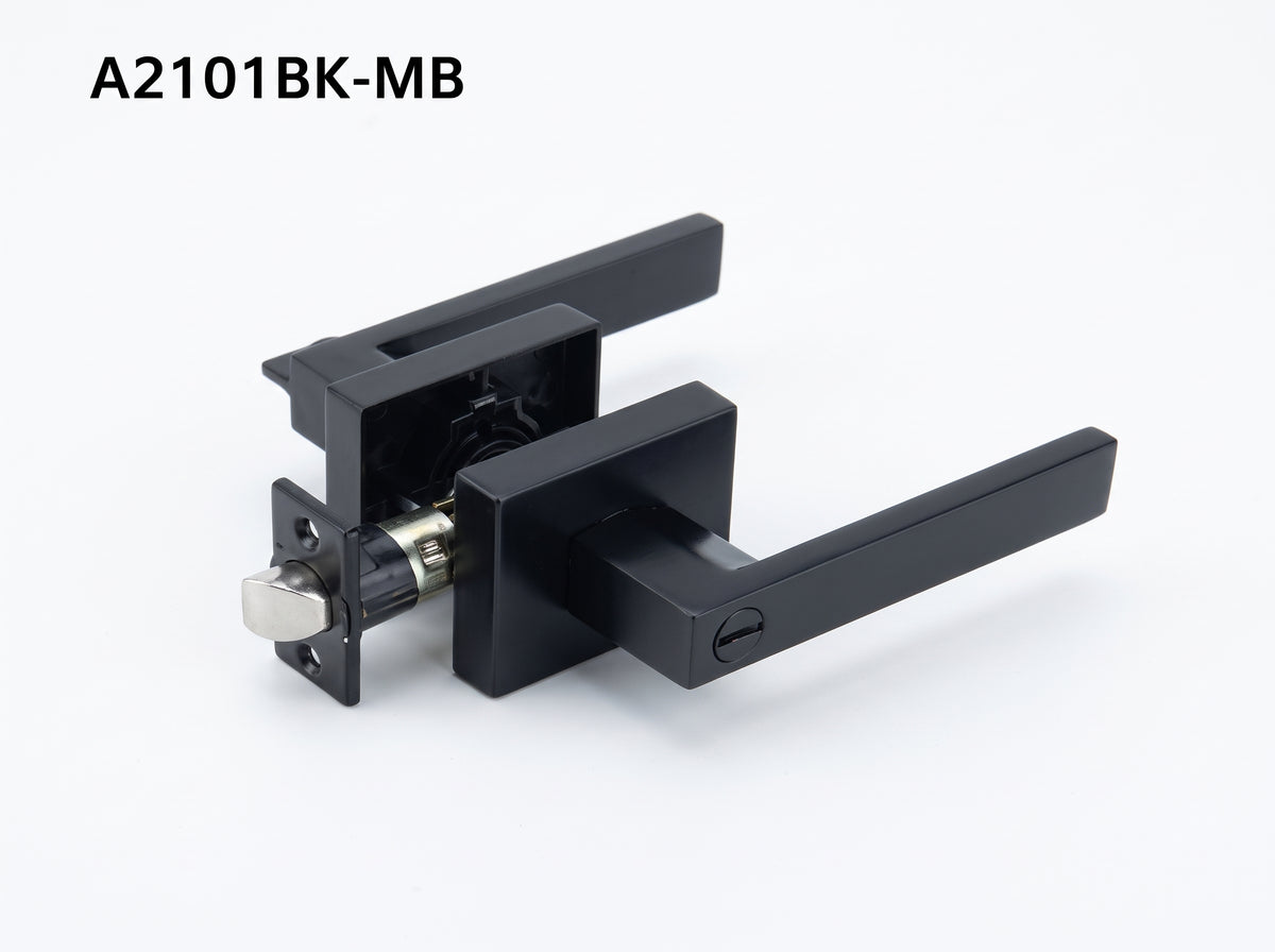 A2101BK-MB/A8808BK-MB Black lock hevyduty tubular leverset privacy lock $17.99/PC 10PCs+ $16.99/PC phase 3 - Home Idol Vancouver Richmond Surrey