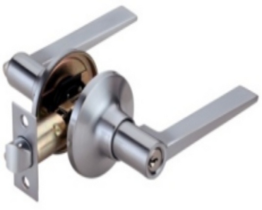 8016BK-SN Chrome lock economic tubular leverset privacy lock $11.99/PC 10PCs+ $10.99/PC B1