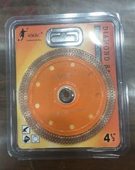 4.5" diamond saw blade function: cut for tile $5.99/PC 10PCS+ $4.99/PC