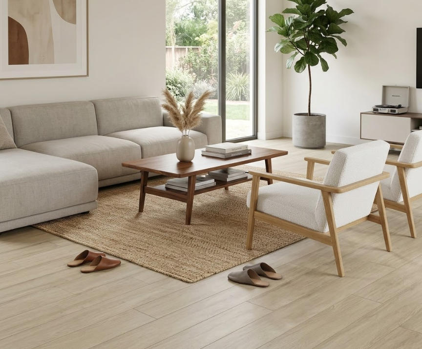 *Richmond Only* SANDINO 5MM Vinyl Click MSI Floor 7"X48"X5MM+1mm pad 23.77sf/box $1.09/sf 2000sf+ $0.99/sf - Home Idol Vancouver Richmond Surrey