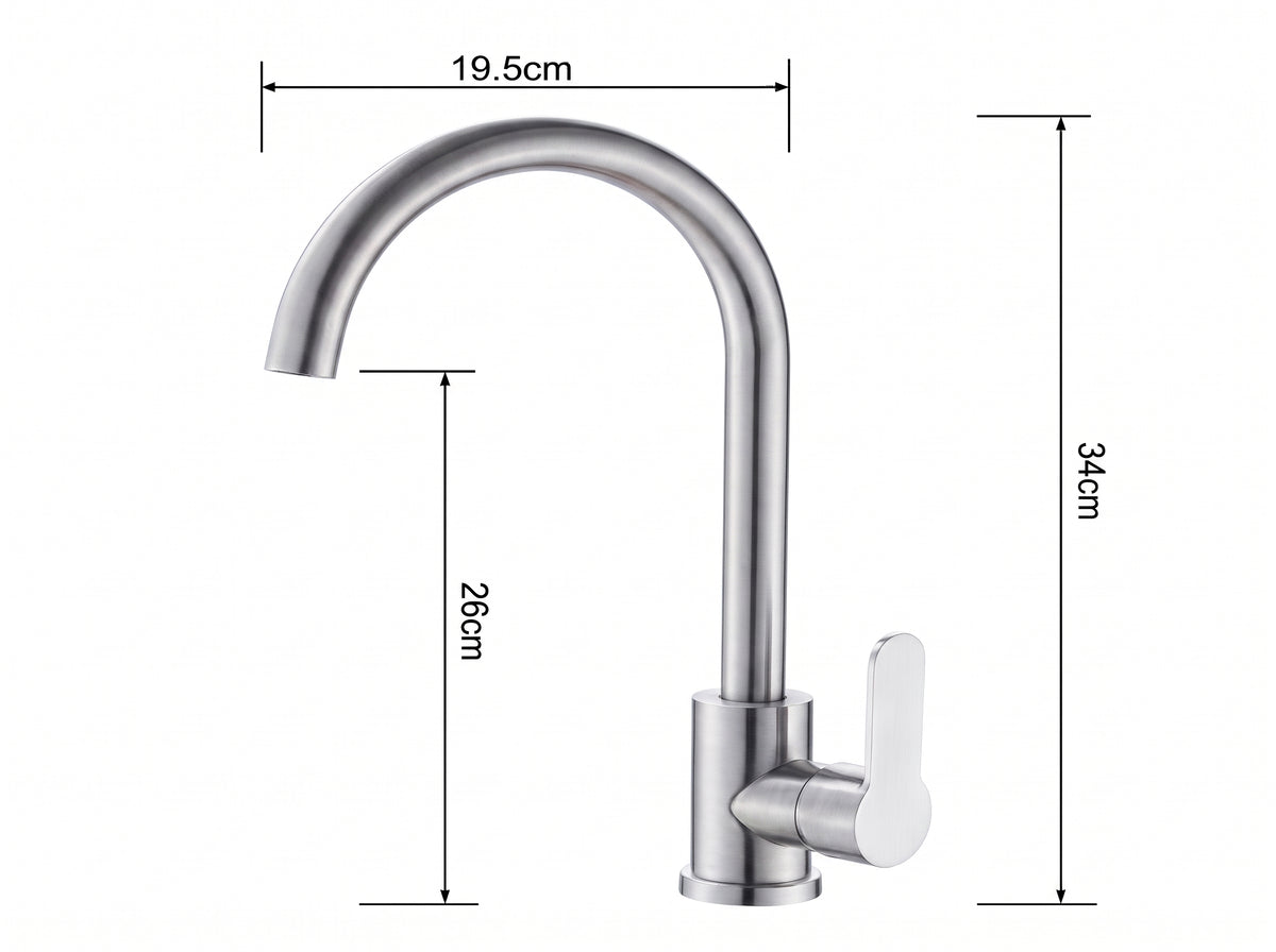 **Light Duty K1-CH/FA2014-ED SUS 304 stainelss steel kitchen faucet $39/PC A8.5