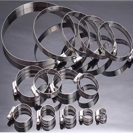 STAINLESS STEEL CLAMP WITH SCREW HOSE $2.99