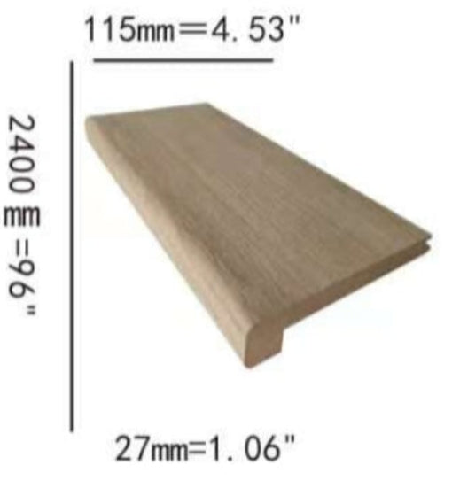 Freedom Stairnose 2400x115x27mm 4.5"x1"x8ft $12.5/pc 10pcs+ $9.5/pc A3.5