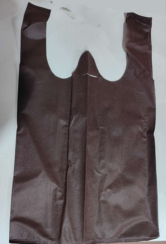 T-Shirt Bag 30GSM WOVEN FABRIC 30X57X16CM GREEN/BROWN COLOR 50PCS/BUNDLE $6.99/50PCS/BUNDLE($0.13/PCS) 10pack+ $5.99/bundle SOLD BY BUNDLE