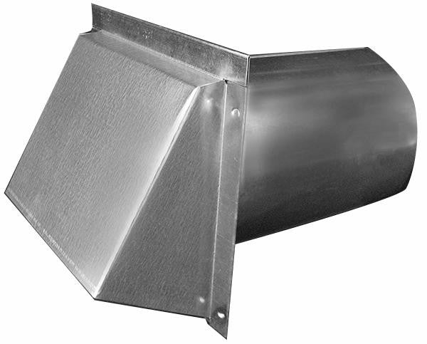 051097 wall cap w/damper galvanized (dryer vent hood) 7" (In stock 3-4pcs)