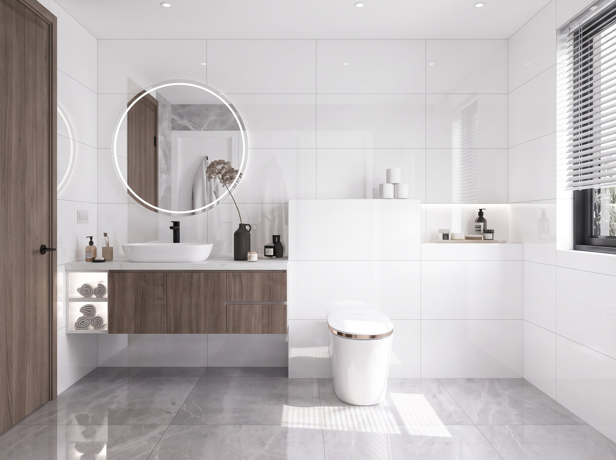 5D 37001 12"x24" SUPER WHITE ceramic wall tile 8pcs/16sf/box $1.39/SF 3000SF+ $1.29/SF (No Return No Exchange No Claim on Broken) - Home Idol Vancouver Richmond Surrey