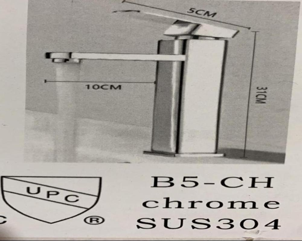 Flyer B5-CH tall A Was $69 Now $49 version chrome stainless steel bathroom faucet