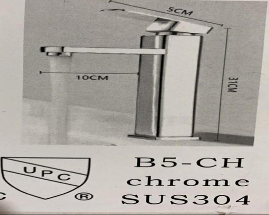 **Light Duty B5-CH tall chrome stainless steel bathroom faucet $29/PC 10PCs+ $24.99/PC  A8.5