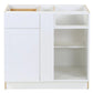 BBC36 36" Plywood white shaker blind base kitchen cabinet 3LFx$150LF=$450/pc *Tax Included Item 12% off*