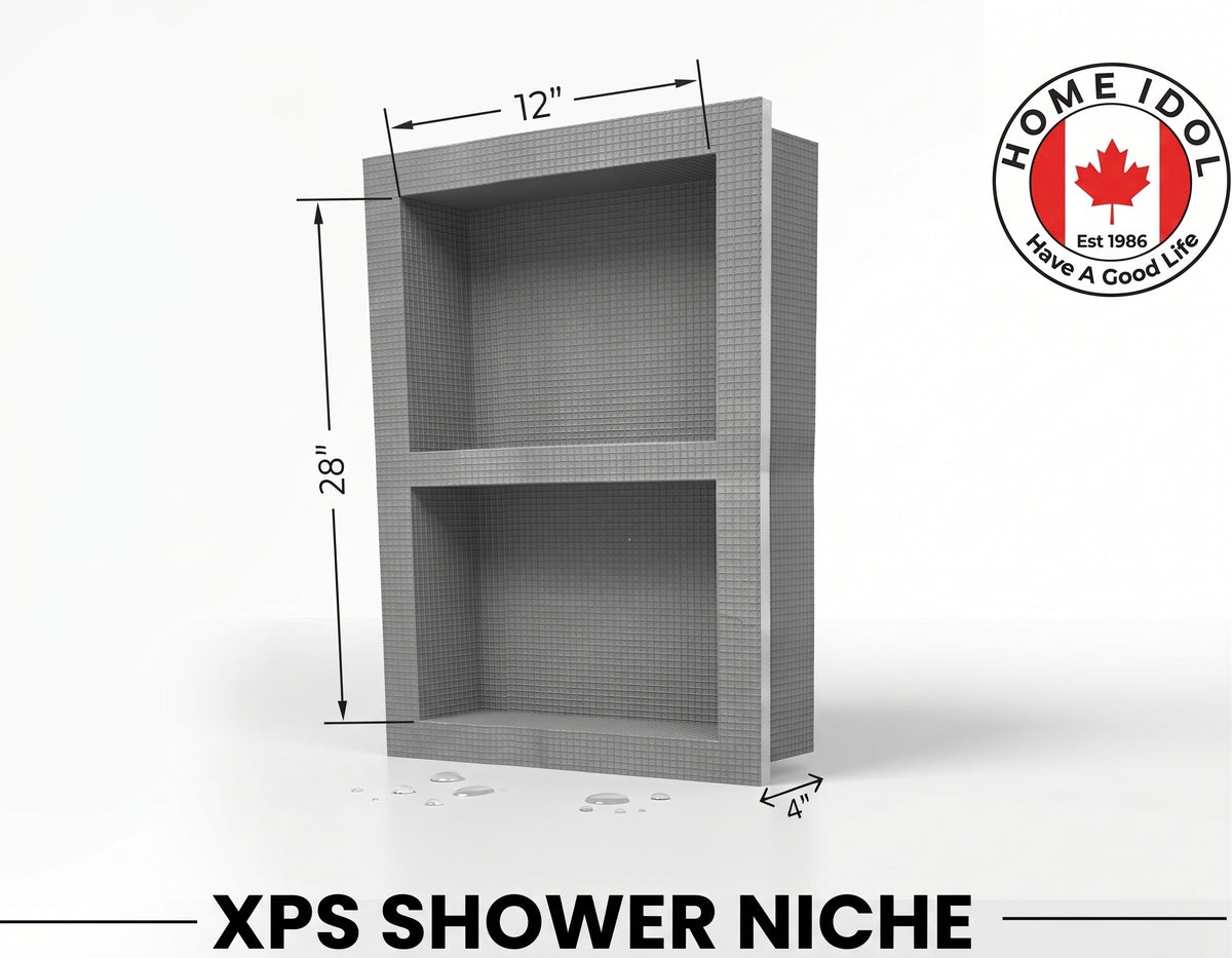 XPS Shower Tile Ready Niche Grey 12"x28" $49/pc 10pcs+ $45/pc (Was $62) AI phase 3 - Home Idol Vancouver Richmond Surrey