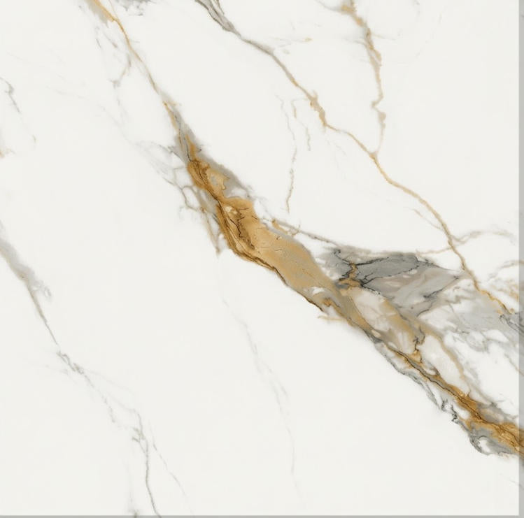 5D SH162 24"x24" Polished Porcelain Tile White Brown dust 4pcs/16sf/box $1.39/SF 3000SF+ $1.29/SF (No Return No Exchange No Claim on Broken)