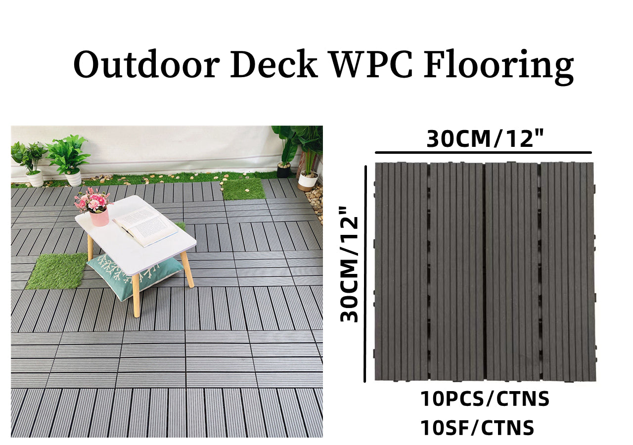 Balcony Tile deck tile 12"x12" 10pcs/10sf/box $3.99/sf 100sf+ $3.89/sf $39.90/box sold by box A10