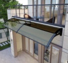 CANOPY DECK COVER awning, GARDEN 80x120cm ALUMINUM 28"X47.25" $59.99