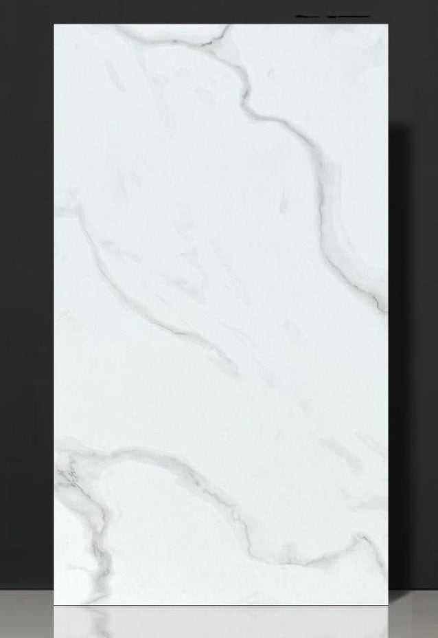 PI36802 12"x24" Matt Porcelain Tile White Carrara 8pcs/16sf/box $1.19/SF 2000SF+ $1.09/SF 4000SF+ $0.99/SF (No Return No Exchange No Claim on Broken) - Home Idol Vancouver Richmond Surrey
