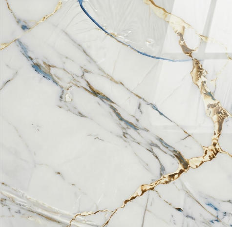 *Dealer Only* 6K009 24"x24" Polished Procelain Tile Gold Calacatta 4pcs/16sf/box $1.39/SF 2000SF+ $1.29/SF (No Return No Exchange No Claim on Broken) - Home Idol Vancouver Richmond Surrey