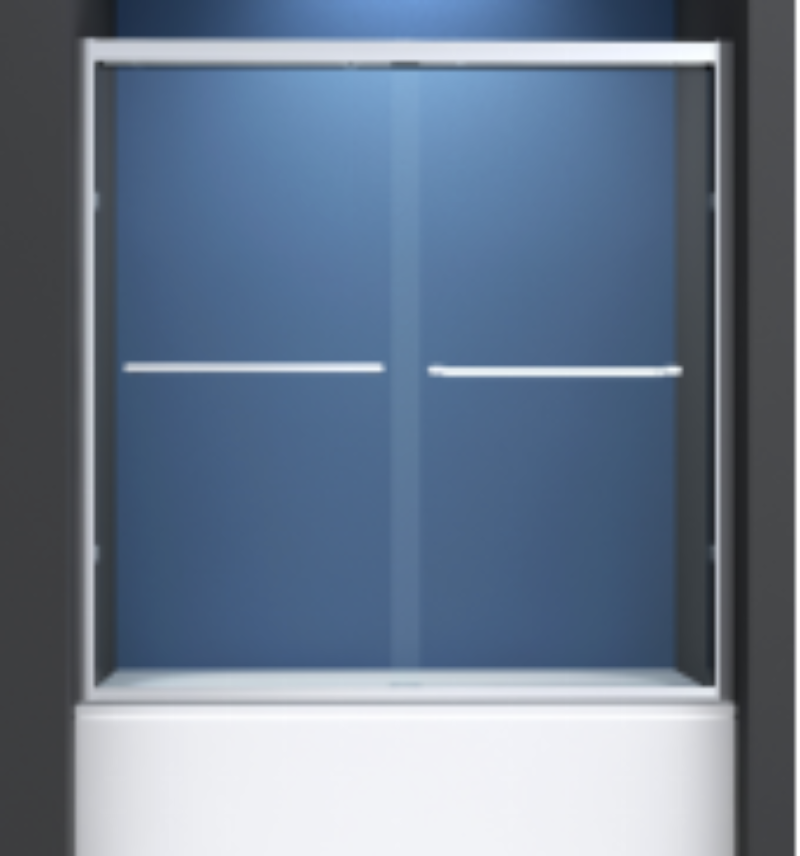 C60 $199 Honest Price(No Fancy Showroom No Golddigger No Kickback) Framed Tub door 8mm glass 5'x5'(1524*1500MM) A4