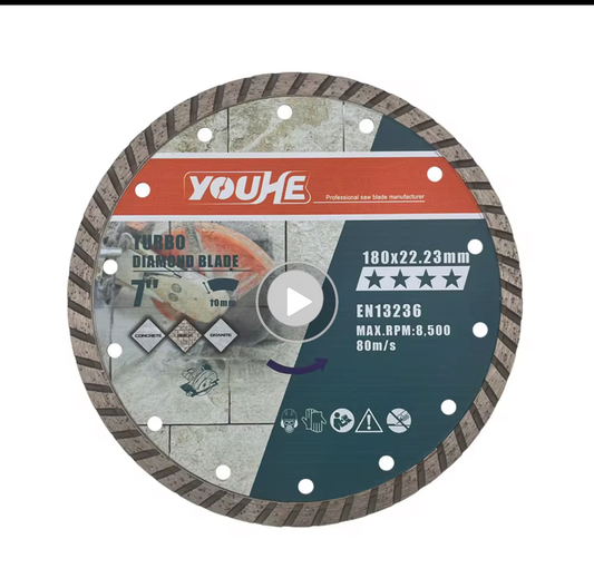 7" cutter blade (180mm) function: cut stone $7.99