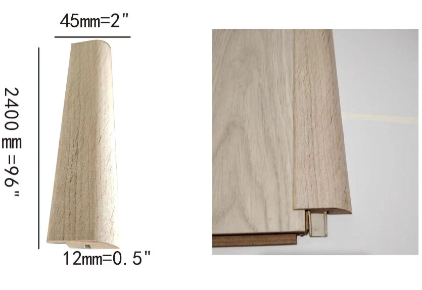 Laminate moulding Freedom Reducer 2400x45x10mm 1.77"x0.4"x8ft $4.99/pc 10pcs+ $3.99/pc A3.5