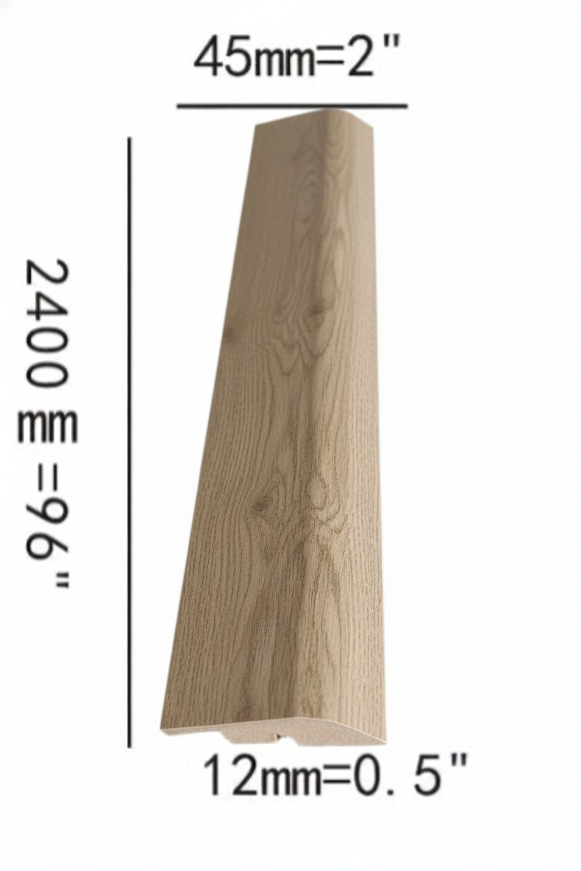 September Reducer 2400x45x10mm 1.77"x0.4"x8ft $4.99/pc
