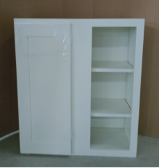 WBC3030 A+ 30" Plywood White shaker BLIND wall kitchen cabinet 2.5LFx$100LF=$249.75(solid door, plywood body and dovetail drawer best in the industry)