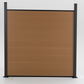 *PROMOTION* WPC fence board brown C4 72"x72" 1800mm x 1800mm 9pcs/set with accessories (1 post only + 1 base + 2 edges + screw) $199/SET