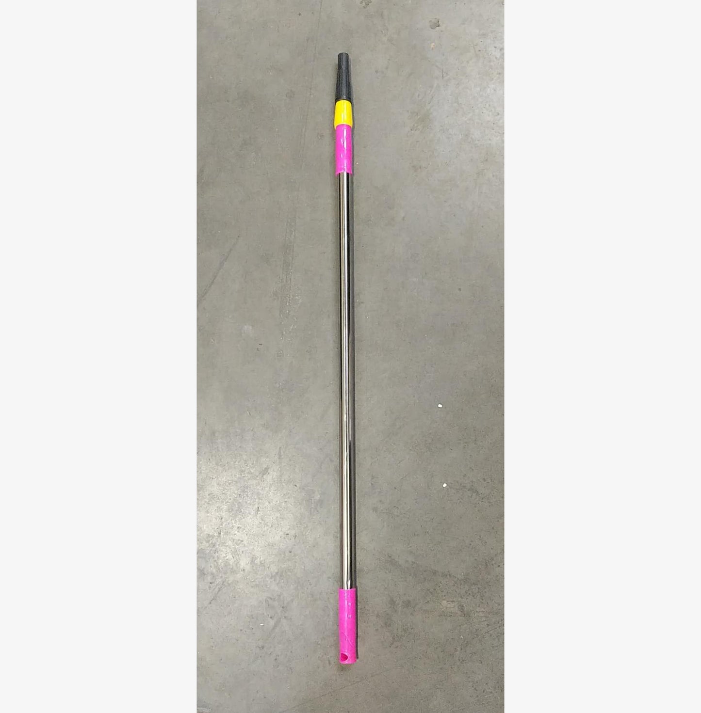 YELLOW+PINK 2M/6.6" ONE WAY EXTENDABLE ROD CHROME $3.99