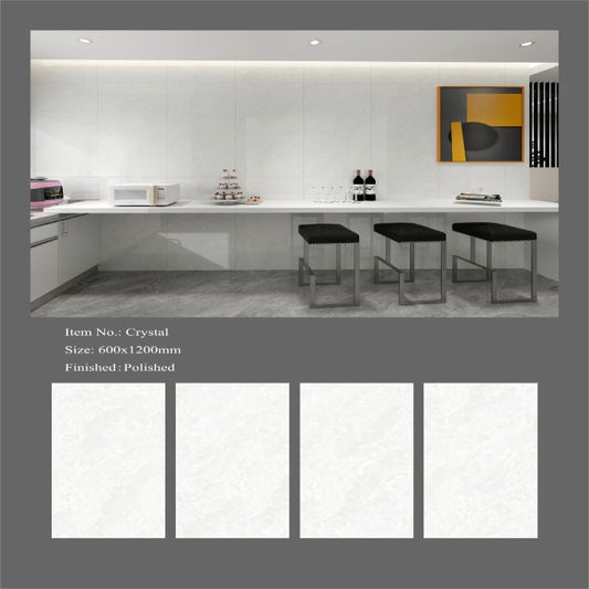 *NON PROFIT NO TAX 12% OFF* 24"x48" Crystal Tile A+ Was $2.25/sf Now $1.59/sf 1000sf+ $1.49/sf Full Polished Glazed Tile 24"x48" 3pcs/box 24sf/box