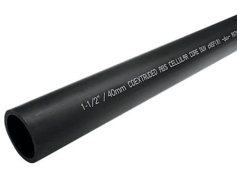 COEXTRUDED ABS CELLULAR CORE DWV PIPE 6FT/PC 1-1/2"X6' $14.50/6FT  #