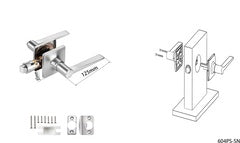 *PROMOTION* square lever chrome lock 604PS-SN Passage Lock $9.99/pc B1.5