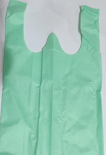 T-Shirt Bag 30GSM WOVEN FABRIC 30X57X16CM GREEN Only COLOR 50PCS/BUNDLE $7.99/50PCS/BUNDLE($0.16/PCS) SOLD BY BUNDLE - Home Idol Vancouver Richmond Surrey
