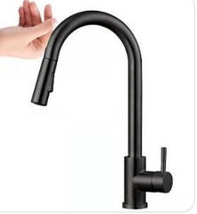 **Light Duty K6-MB Black SUS 304 WITH 2 HOSE KITCHEN FAUCET $29/PC A8.5