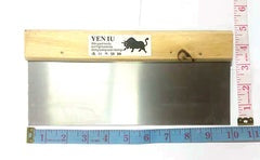RECTANGULAR SCRATCH CLEANING BLADE STAINLESS STEEL YEN IU 10"X4.5" $2