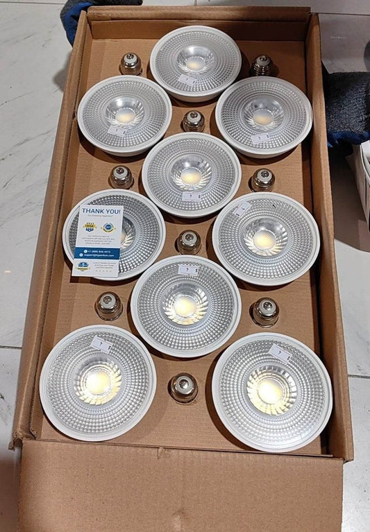 LED LIGHT BULB HYPERIKON 16.5W 5000K COOL WHITE PAR38 18PCS/BOX $72/BOX B10.5