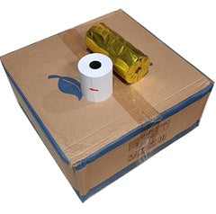 Receipt Paper 50rolls/box $59.99/box 10BOXES+ $49.99/BOX