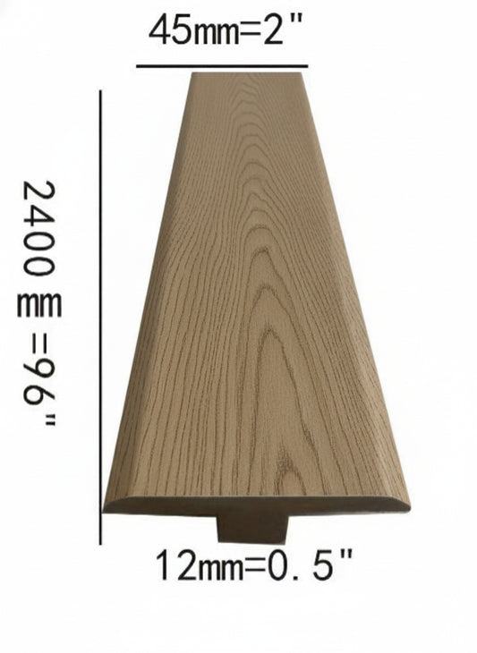 Augst T-moulding 2400x44.5x11.3mm 1.75"x0.44"x8ft $4.99/pc
